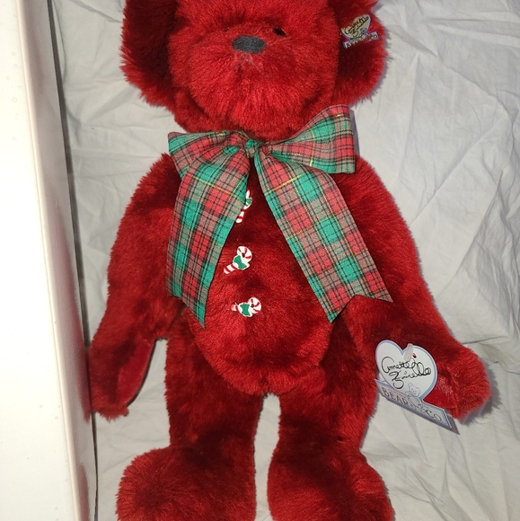 Annette Funicello Rosie Christmas Bear in Original Box W/ COA - Picture 2 of 6